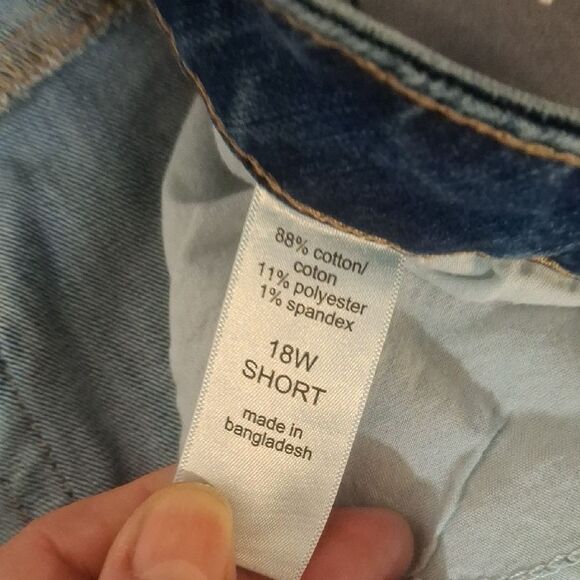 M. Jeans by Maurices Mid rise slim straight blue Jeans size 18W short - Picture 4 of 7